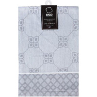 Žakárová kuchyňská utěrka CARINO 010 - 40x60 cm - šedá