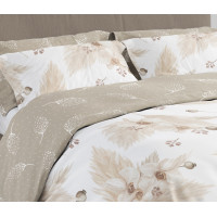 Ložní povlečení BOHO Orchideje - 140x200 cm - bavlněný satén