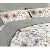 Ložní povlečení BOHO Květy - 140x200 cm - bavlněný satén