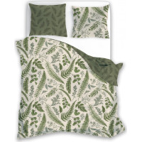 Ložní povlečení BOHO Kapradiny - 140x200 cm - bavlněný satén