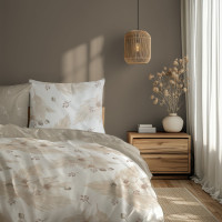 Ložní povlečení BOHO Orchideje - 160x200 cm - bavlněný satén