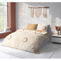Ložní povlečení BOHO Hvězdy - 160x200 cm - bavlněný satén