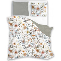 Ložní povlečení BOHO Květiny - 220x200 cm - bavlněný satén