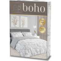 Ložní povlečení BOHO Písmena - 220x200 cm - bavlněný satén