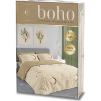 Ložní povlečení BOHO Hvězdy - 220x200 cm - bavlněný satén