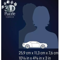 RAVENSBURGER 3D puzzle Iconics: Dodge Challenger R,T Scat Pack Widebody 108 dílků