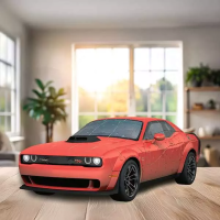 RAVENSBURGER 3D puzzle Iconics: Dodge Challenger R,T Scat Pack Widebody 108 dílků