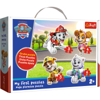 TREFL Baby puzzle Tlapková patrola 4v1 (3,4,5,6 dílků)