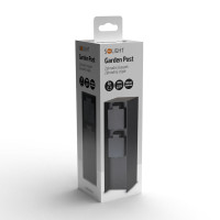 Solight zahradní sloupek IP44, hliník, 2 zásuvky, černý