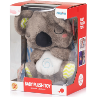 CHIPOLINO Plyšová dýchající hračka s hudbou Koala - béžová