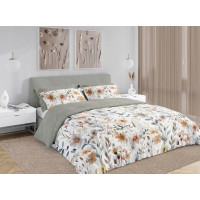 Ložní povlečení BOHO Květy - 160x200 cm - bavlněný satén