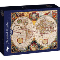 BLUEBIRD Puzzle Antická mapa světa 1000 dílků