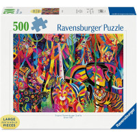 RAVENSBURGER Puzzle Barevná džungle XXL 500 dílků