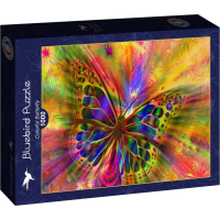 BLUEBIRD Puzzle Pestrobarevný motýl 1000 dílků