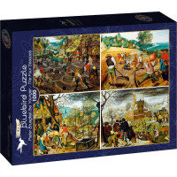 BLUEBIRD Puzzle Čtyři roční období 1000 dílků