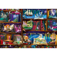 BLUEBIRD Puzzle Dobrodružství v knihovně 1000 dílků