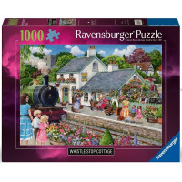 RAVENSBURGER Puzzle Domeček u tratě 1000 dílků