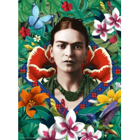 RAVENSBURGER Puzzle Frida Kahlo: Kvetoucí fantazie 500 dílků