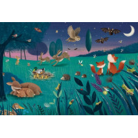 SCHMIDT Puzzle Lesní a luční zvířata 3x24 dílků