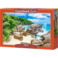 CASTORLAND Puzzle La Digue, Seychely 500 dílků