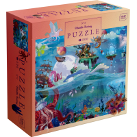 INTERDRUK Puzzle Mettalic Fantasy: Říše divů 500 dílků