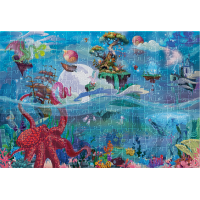 INTERDRUK Puzzle Mettalic Fantasy: Říše divů 500 dílků