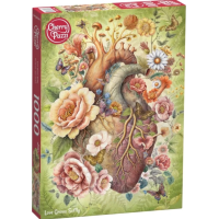 CHERRY PAZZI Puzzle Něžný rozkvět lásky 1000 dílků