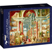 BLUEBIRD Puzzle Obrazová galerie s pohledy na moderní Řím 1000 dílků