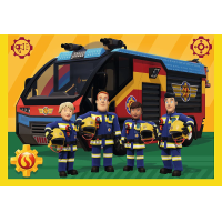 TREFL Puzzle Požárník Sam: Hasič na výjezdu 4v1 (35,48,54,70 dílků)