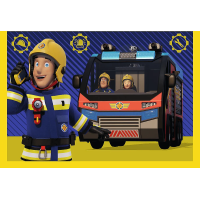 TREFL Puzzle Požárník Sam: Hasič na výjezdu 4v1 (35,48,54,70 dílků)