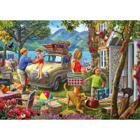 RAVENSBURGER Puzzle Prázdninové útočiště 1000 dílků
