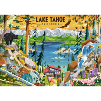 RAVENSBURGER Puzzle Průzračné jezero Tahoe 1000 dílků