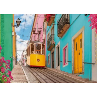 RAVENSBURGER Puzzle Tramvajová síť 1000 dílků