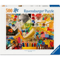 RAVENSBURGER Puzzle Umělecký ateliér 500 dílků