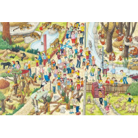 SCHMIDT Puzzle Zábava v Zoo 3x48 dílků