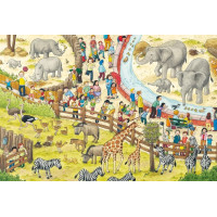 SCHMIDT Puzzle Zábava v Zoo 3x48 dílků