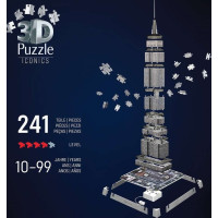RAVENSBURGER Svítící 3D puzzle Iconics: Empire State Building (Noční edice) 216 dílků