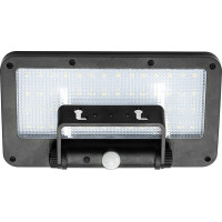 Solight LED solární osvětlení se senzorem, 5W, 500lm, 4000K, Li-Ion, černá
