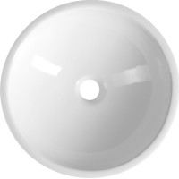 Aqualine ROLA keramické umyvadlo zápustné, průměr 41cm, bílá NP545