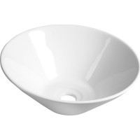 Aqualine COMILLAS keramické umyvadlo na desku, 42x15 cm, bílá BH7012