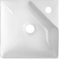 Aqualine NEXA keramické umyvadlo rohové 30x30cm, bílá NP436