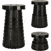 Skládací kempingová stolička - černá