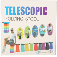 Skládací kempingová stolička - černá