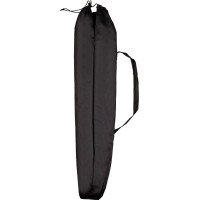 Skládací turistická postel LUARO XXL - 150 kg - černá