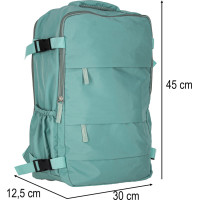 Cestovní batoh 45x30 cm - zelený