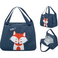 Termoizolační taška na jídlo - tmavě modrá - Liška