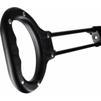 Skládací plážový přepravní vozík LUARO - černý