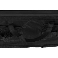 Skládací plážový přepravní vozík LUARO - černý