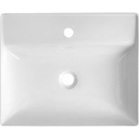 Aqualine CALLIS keramické umyvadlo na desku 52x42cm, bílá NP372