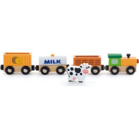 VIGA Dřevěný farmářský vlak